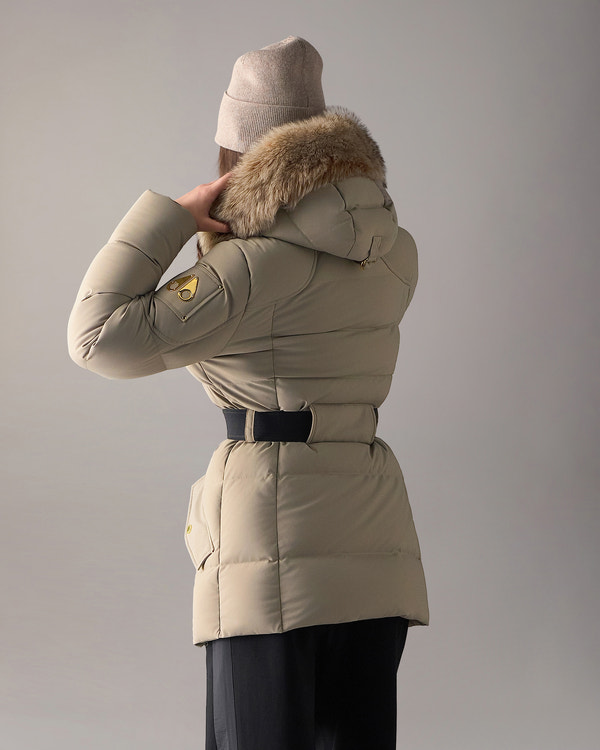 Moose Knuckles - M36LJ181GS - Gilded 3Q Down Jacket - WOMENS -  - Back