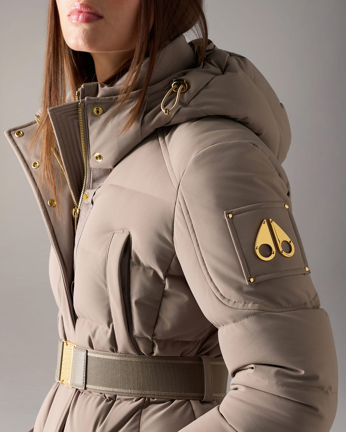 Moose Knuckles - M36LJ181GS - Gilded 3Q Down Jacket - WOMENS -  - Detail1