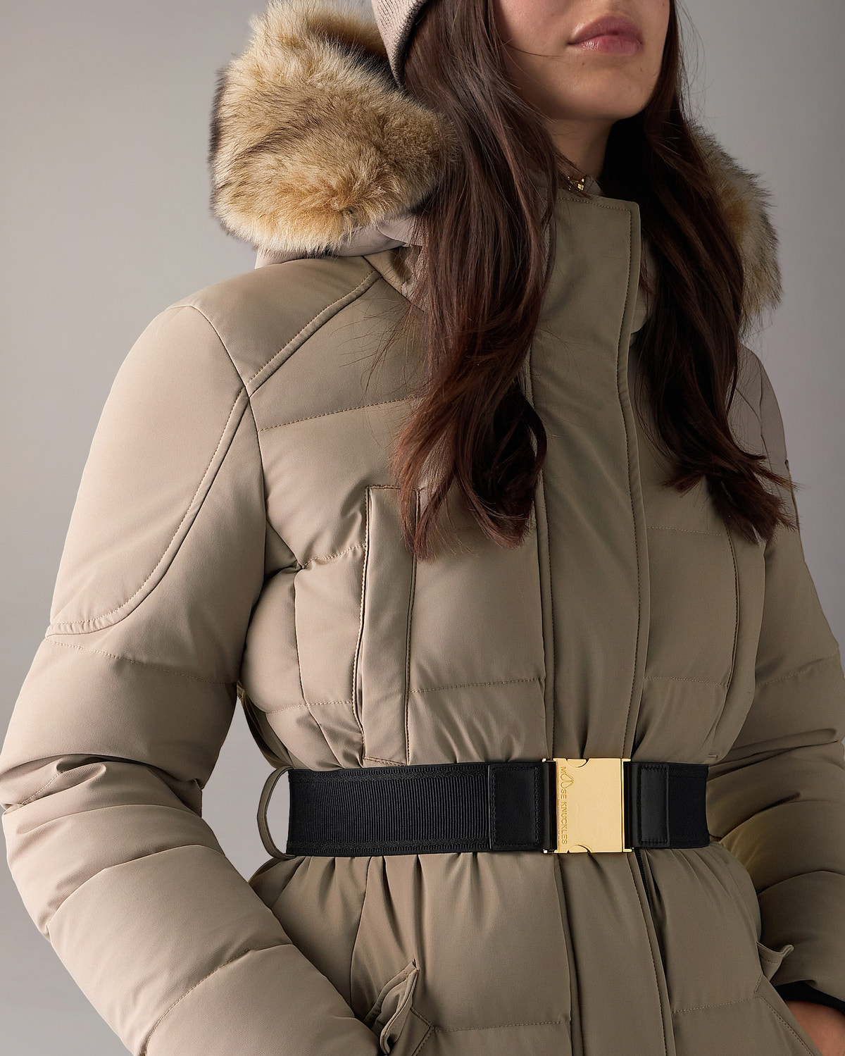 Moose Knuckles - M36LJ181GS - Gilded 3Q Down Jacket - WOMENS -  - Detail1