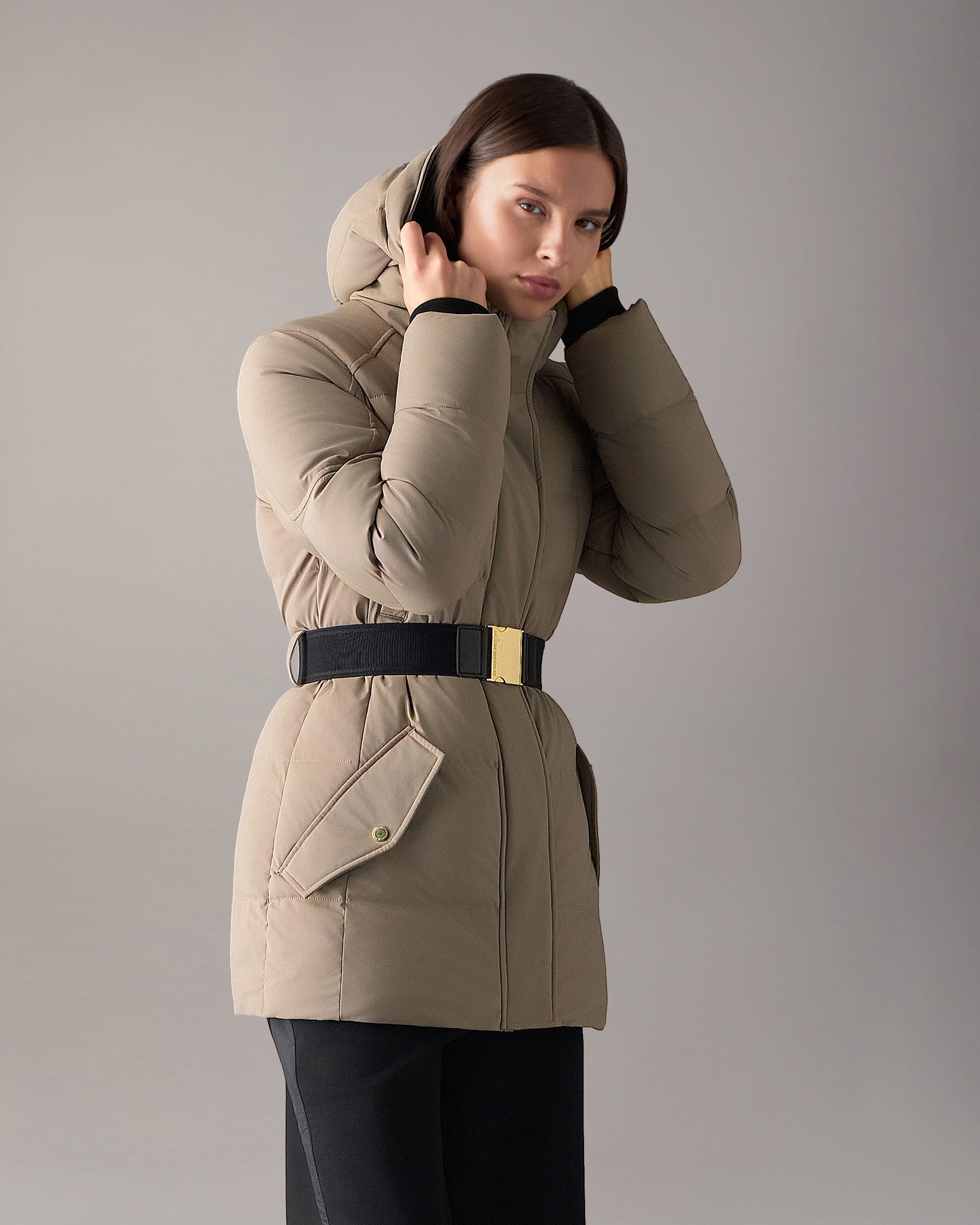 Moose Knuckles - M36LJ181GS - Gilded 3Q Down Jacket - WOMENS -  - Detail4