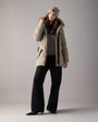Moose Knuckles - M36LJ181GS - Gilded 3Q Down Jacket - WOMENS -  - Front