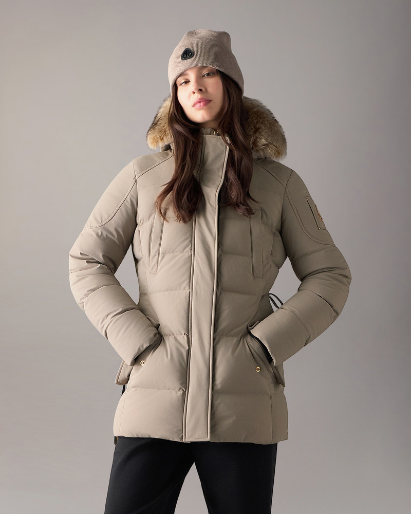 Moose Knuckles - M36LJ181GS - Gilded 3Q Down Jacket - WOMENS -  - Front Category