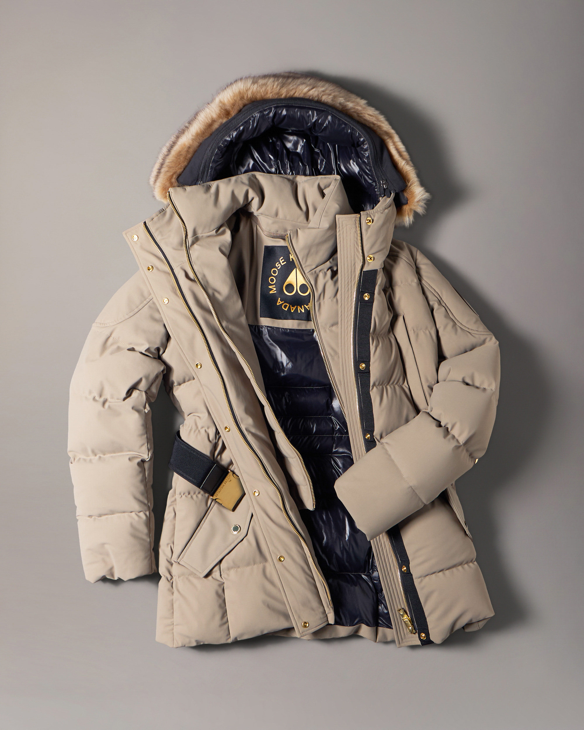 Moose Knuckles - M36LJ181GS - Gilded 3Q Down Jacket - WOMENS -  - GM