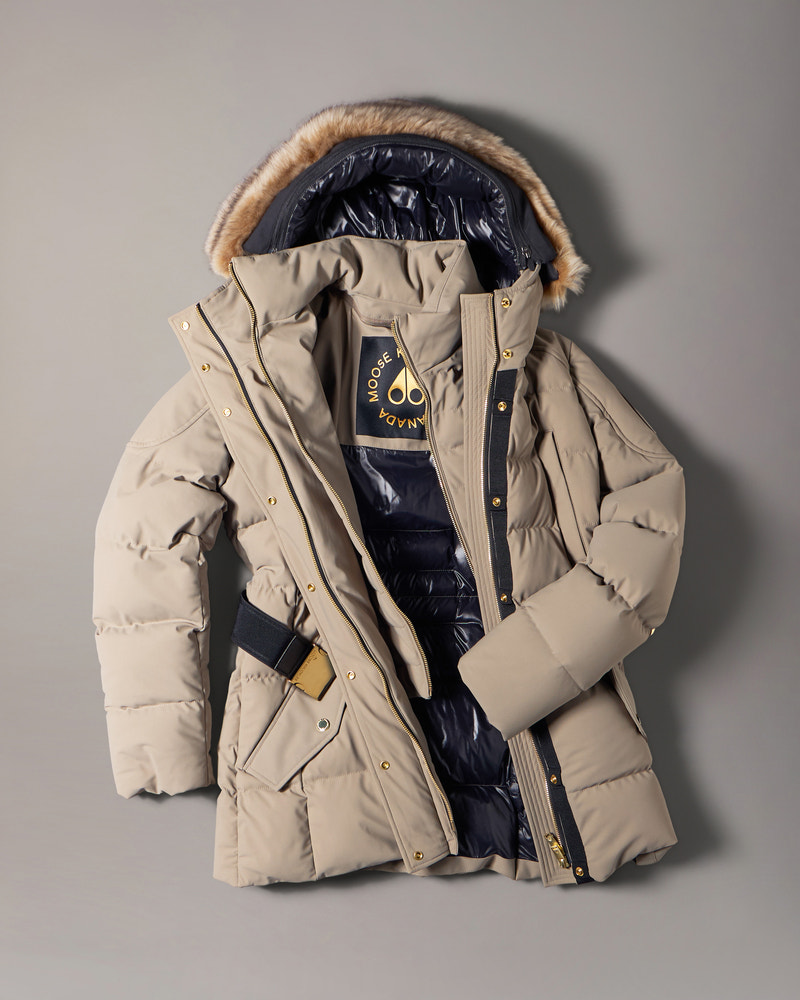 Moose Knuckles - M36LJ181GS - Gilded 3Q Down Jacket - WOMENS -  - GM