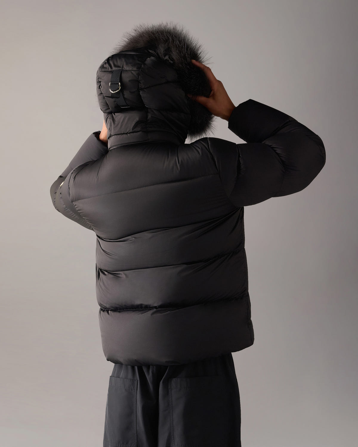 Moose Knuckles - M36LJ219GF - Gold Series Northbound Fox Fur & Down Jacket - WOMENS -  - Back