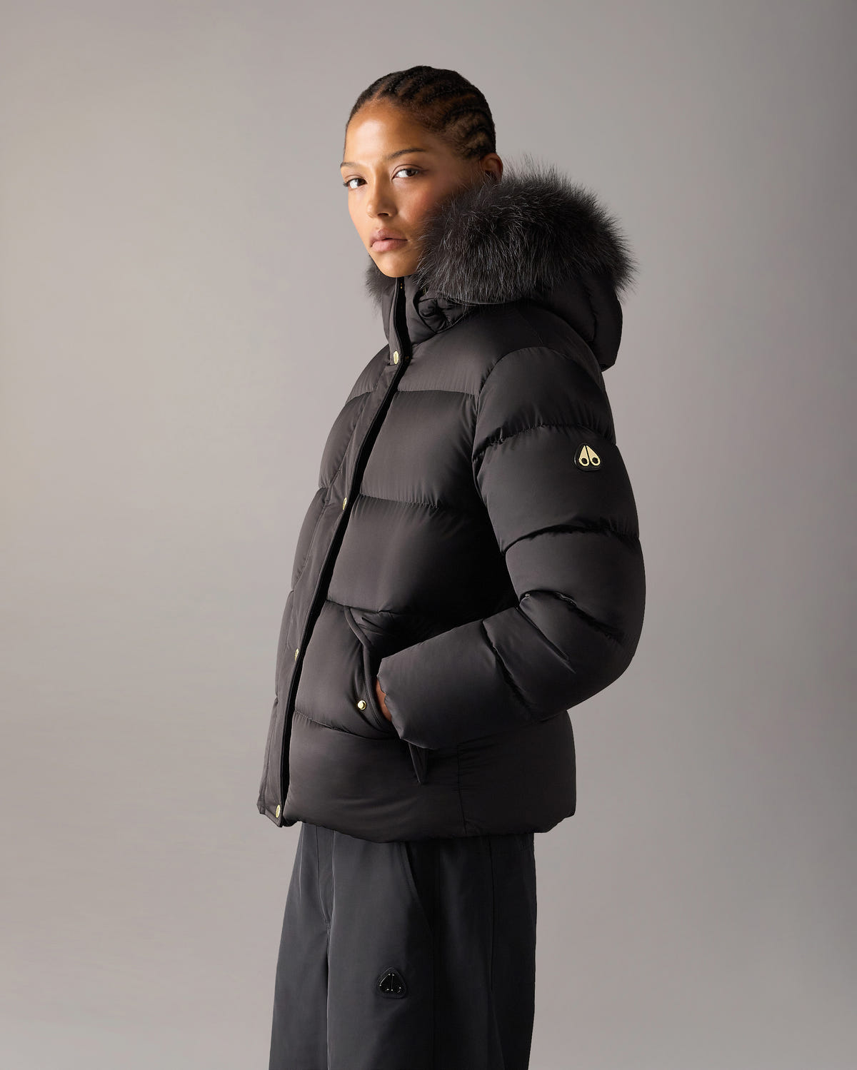 Moose Knuckles - M36LJ219GF - Gold Series Northbound Fox Fur & Down Jacket - WOMENS -  - Front Category