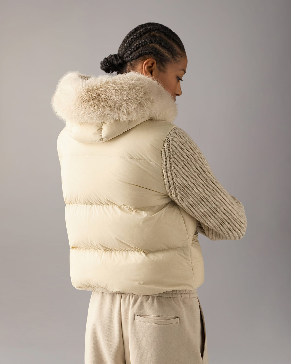 Moose Knuckles - M36LK660W - Everest Hybrid Down Jacket - WOMENS -  - Back