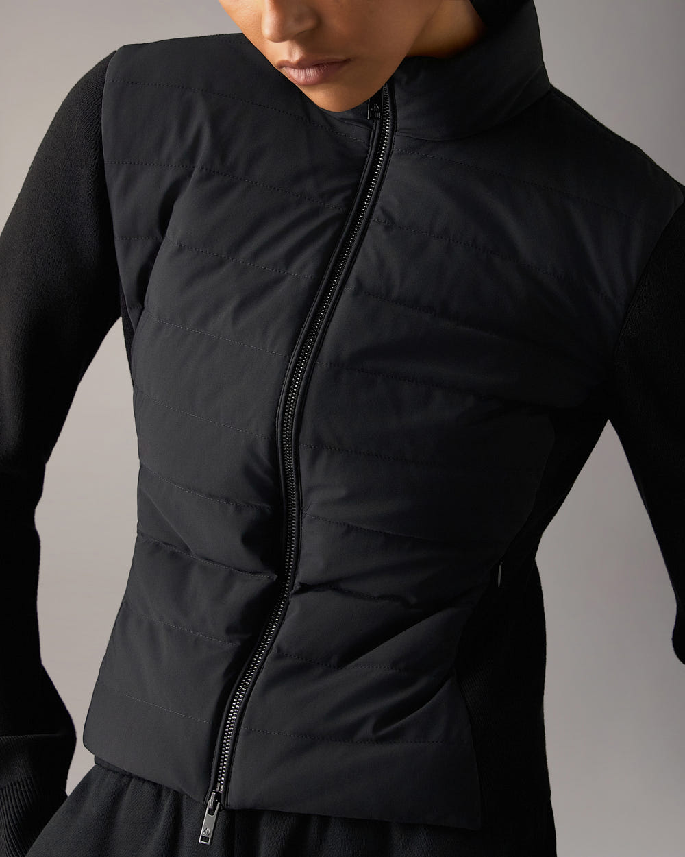 Moose Knuckles - M36LK663 - Soho Hybrid Down Jacket - WOMENS -  - Detail1