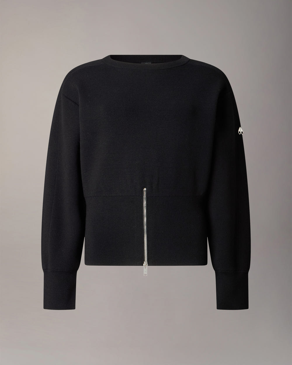 Moose Knuckles - M36LK675 - Corner Crewneck Knit Sweatshirt - WOMENS -  - Detail8