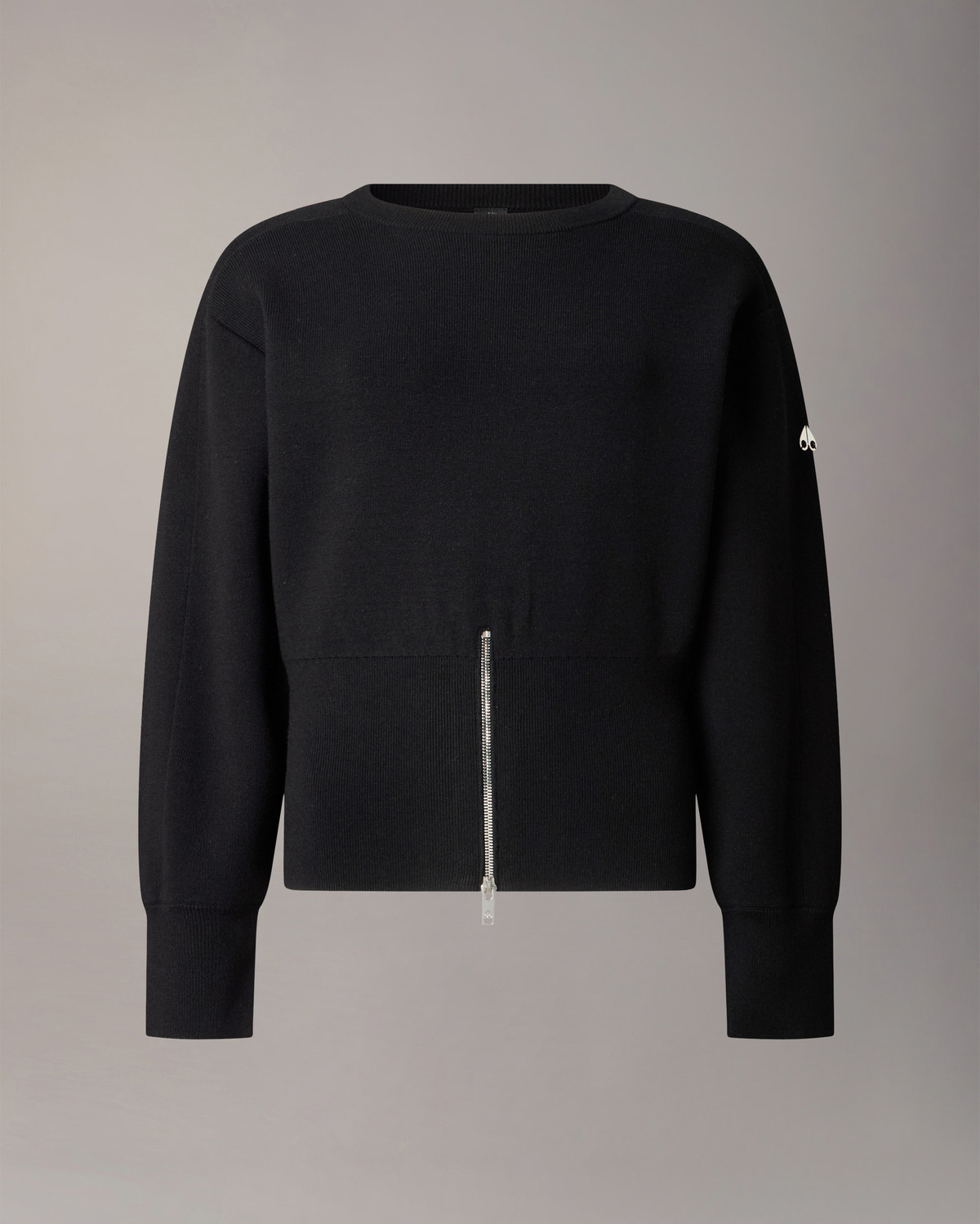Moose Knuckles - M36LK675 - Corner Crewneck Knit Sweatshirt - WOMENS -  - Detail8