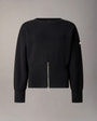 Moose Knuckles - M36LK675 - Corner Crewneck Knit Sweatshirt - WOMENS -  - Detail8