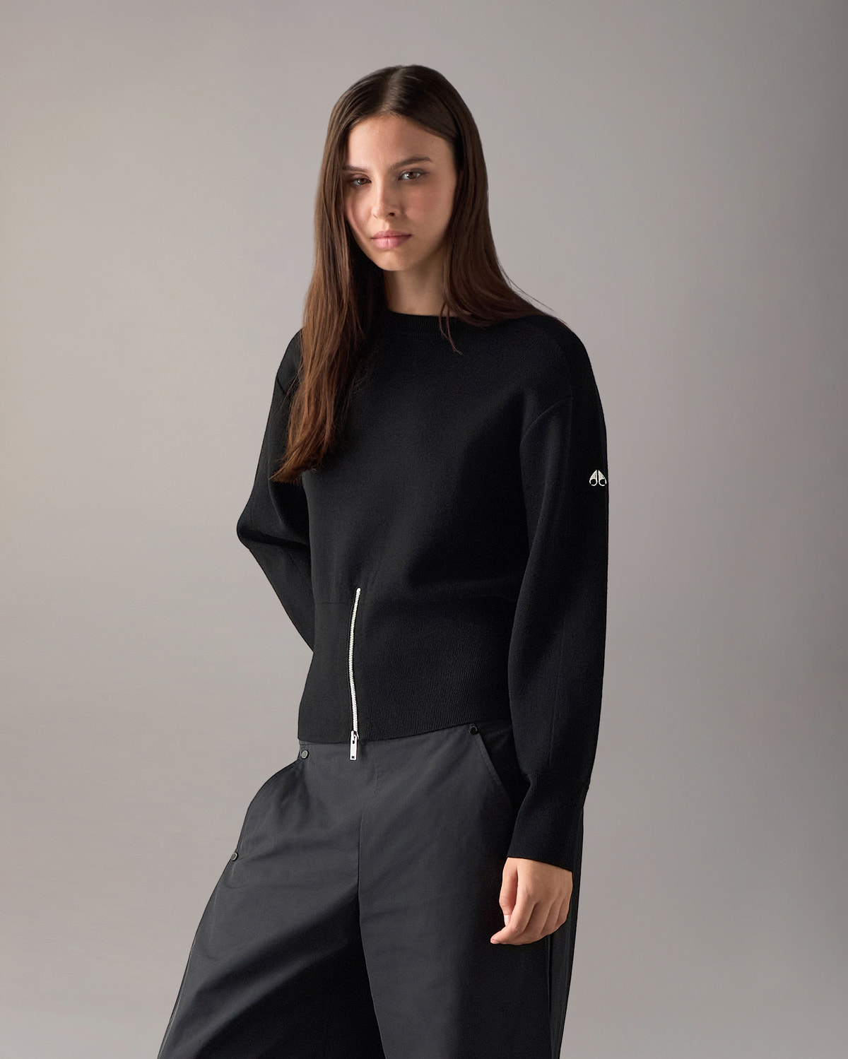 Moose Knuckles - M36LK675 - CORNER CREWNECK - WOMENS -  - Front Category