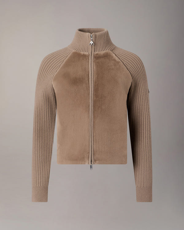 Moose Knuckles - M36LK691 - Junction Zip-Up Hybrid Sweater - WOMENS -  - Detail8