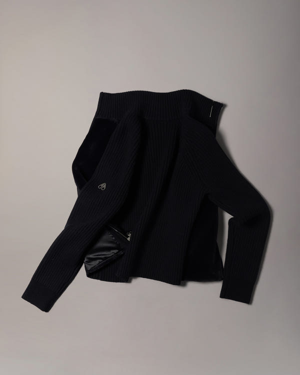 Moose Knuckles - M36LK691 - Junction Zip-Up Hybrid Sweater - WOMENS -  - Detail10