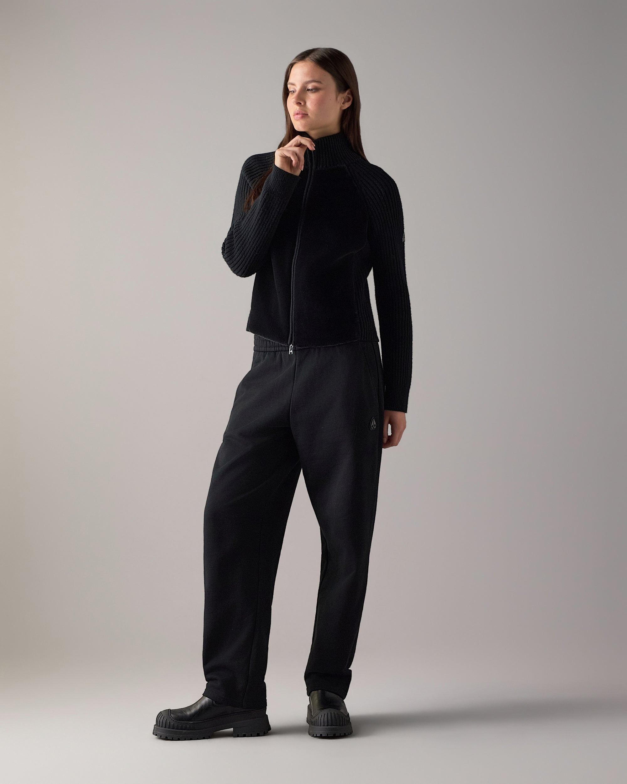 Junction Zip-Up Hybrid Sweater | Women | Moose Knuckles
