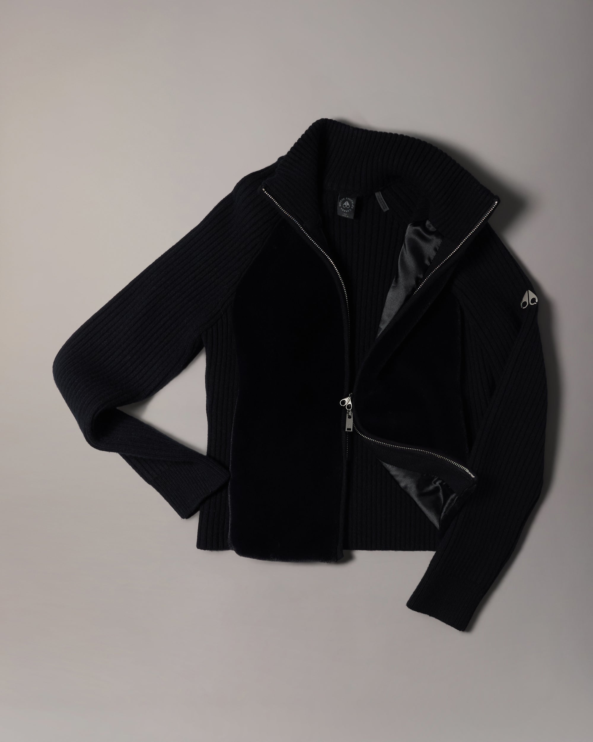 Junction Zip-Up Hybrid Sweater | Women | Moose Knuckles