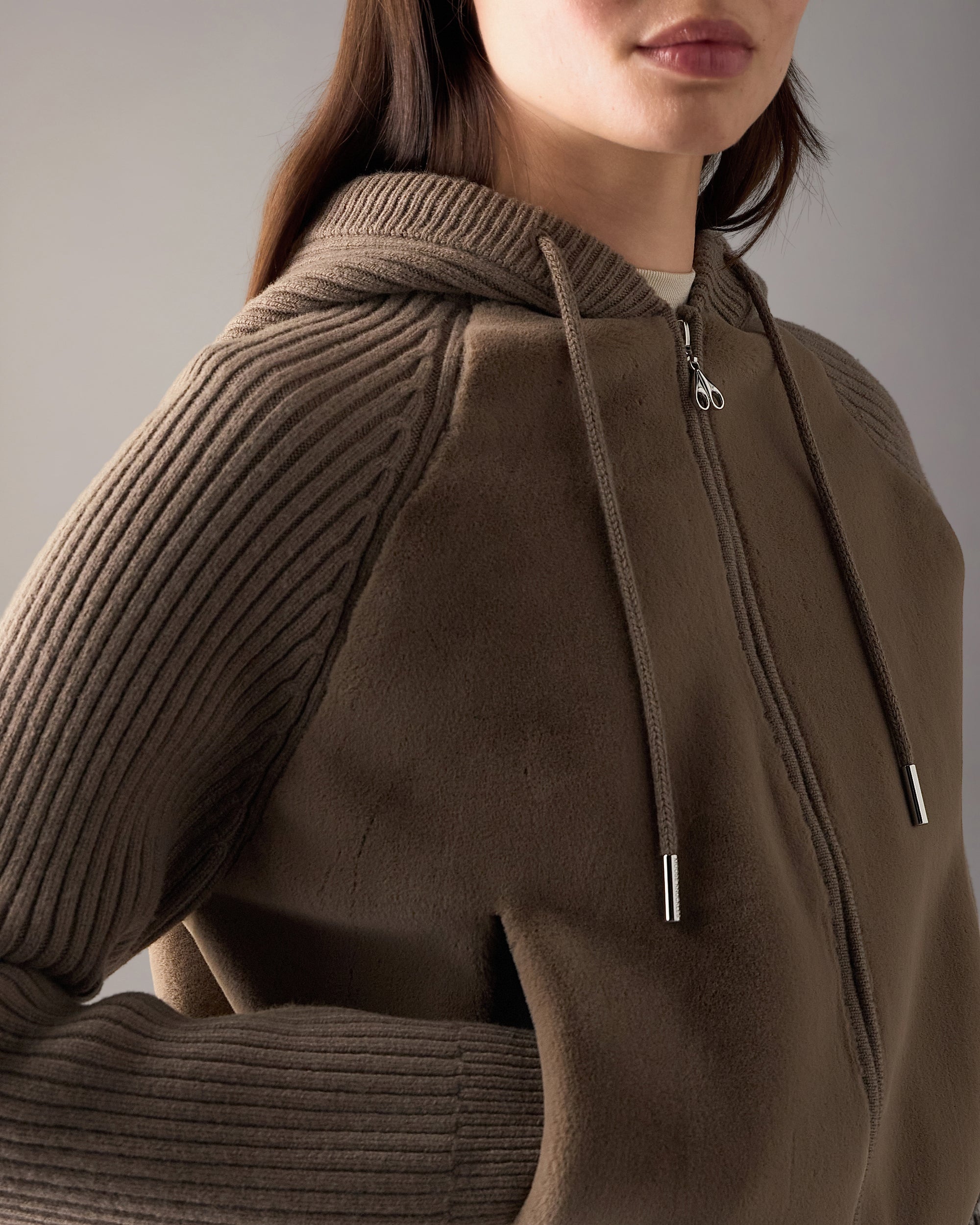Junction Hooded Hybrid Sweater | Women | Moose Knuckles