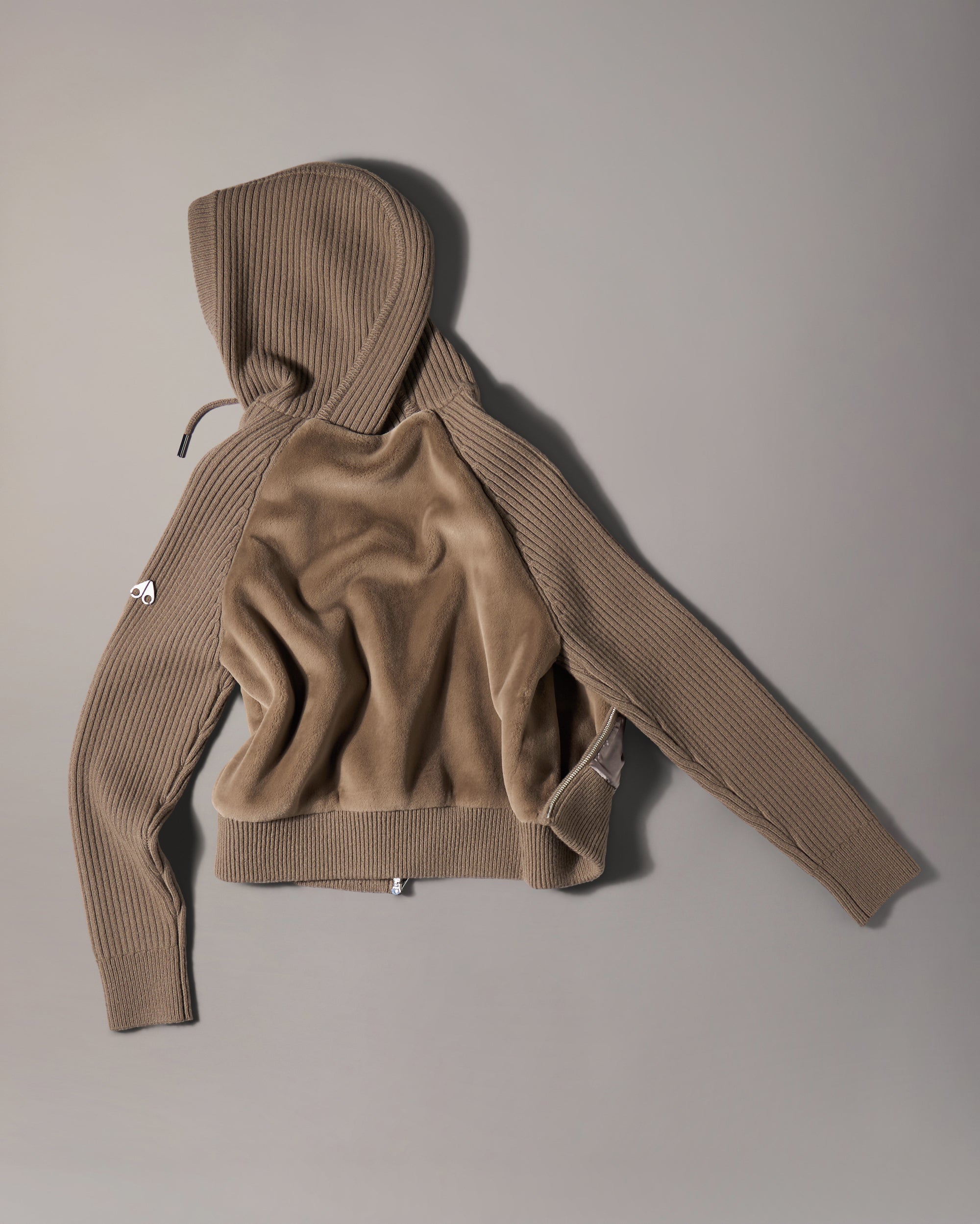 Junction Hooded Hybrid Sweater | Women | Moose Knuckles