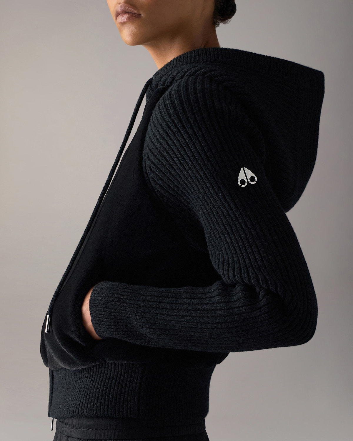 Moose Knuckles - M36LK692 - Junction Hooded Hybrid Sweater - WOMENS -  - Detail1