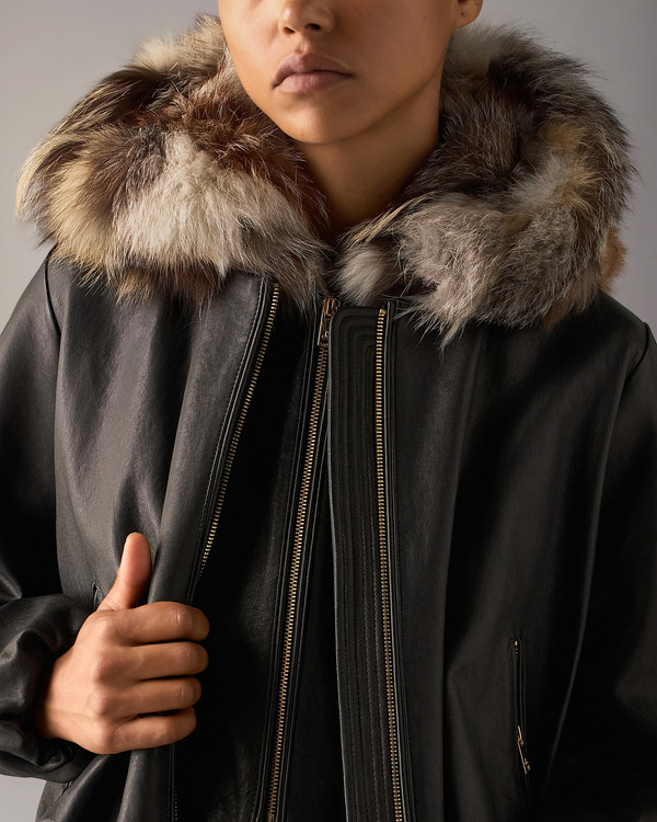 Moose Knuckles - M36LL306GF - Cardin Fur & Leather Jacket - WOMENS -  - Detail1