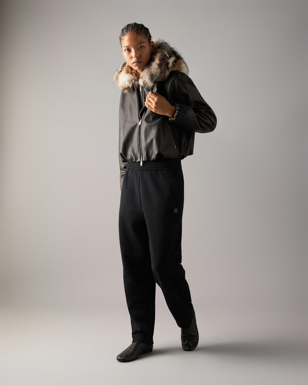 Moose Knuckles - M36LL306GF - Cardin Fur & Leather Jacket - WOMENS -  - Front