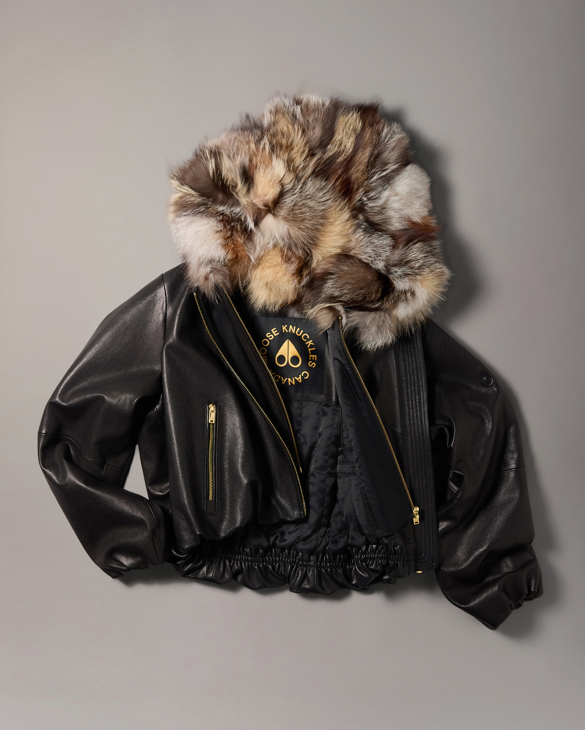 Moose Knuckles - M36LL306GF - Cardin Fur & Leather Jacket - WOMENS -  - GM