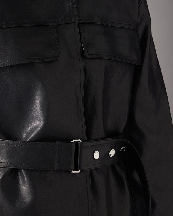 Moose Knuckles - M36LL319 - BLVD Leather Field Jacket - WOMENS -  - Detail1