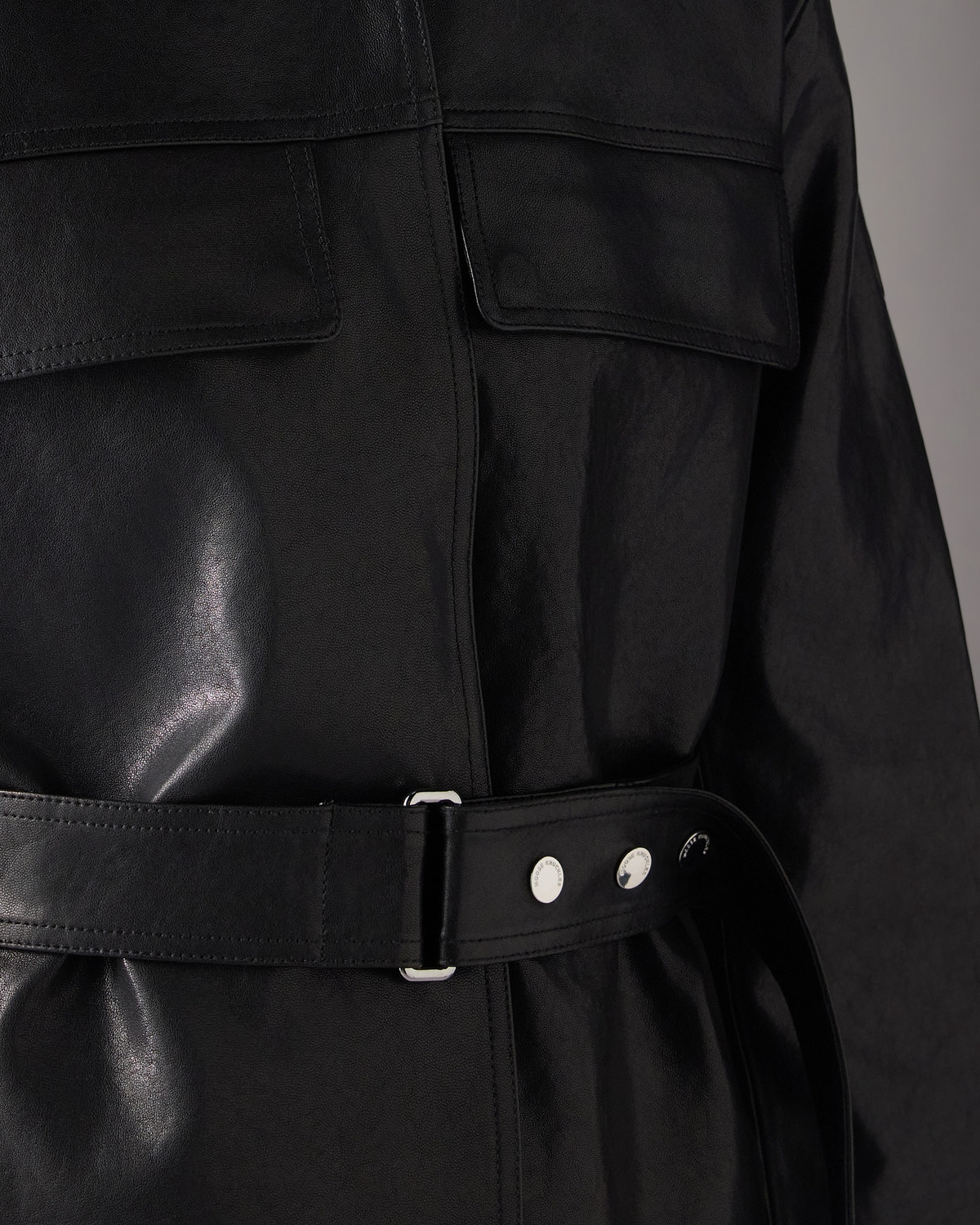 Moose Knuckles - M36LL319 - BLVD Leather Field Jacket - WOMENS -  - Detail1