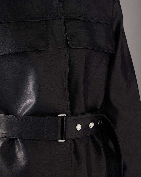 Moose Knuckles - M36LL319 - BLVD Leather Field Jacket - WOMENS -  - Detail1