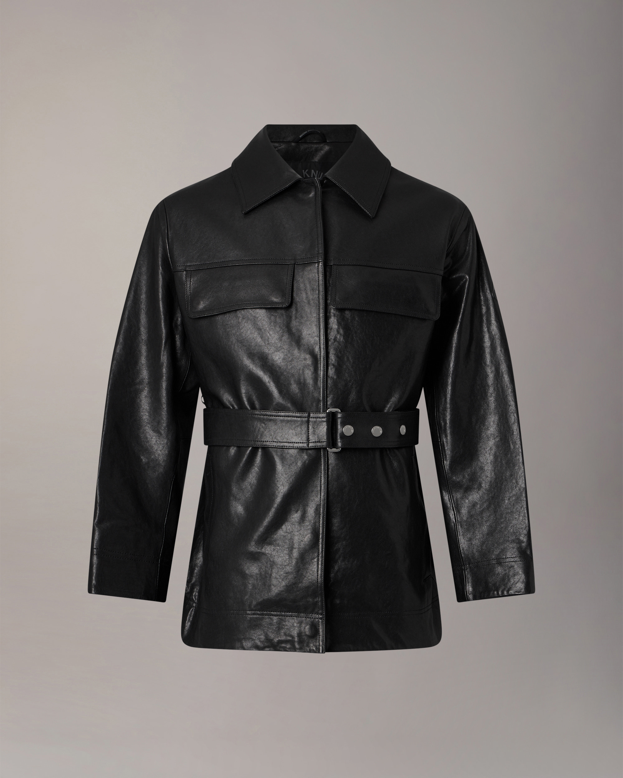 Moose Knuckles - M36LL319 - BLVD Leather Field Jacket - WOMENS -  - Detail8