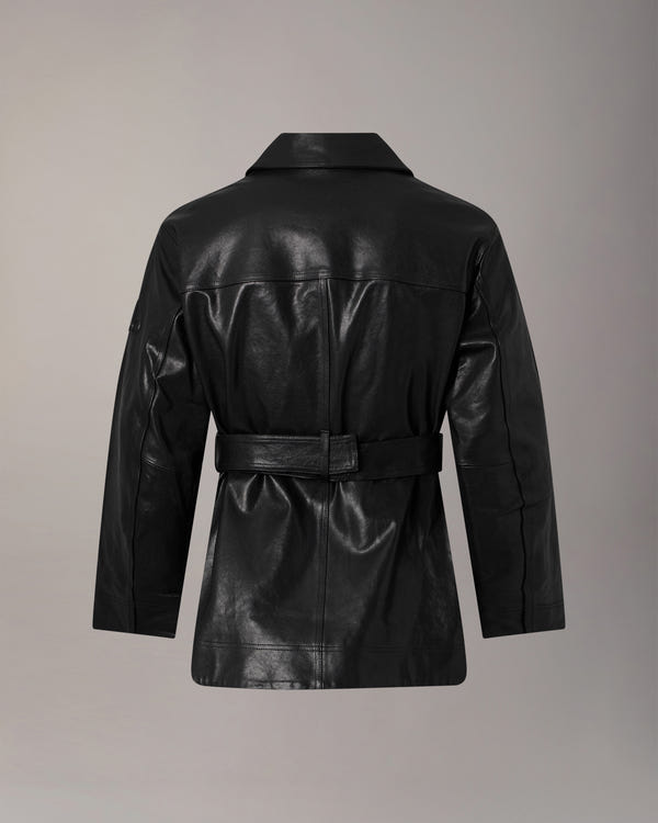 Moose Knuckles - M36LL319 - BLVD Leather Field Jacket - WOMENS -  - Detail9