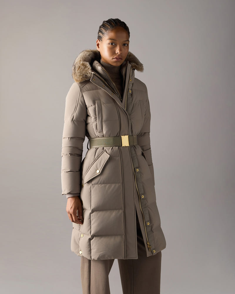 Moose Knuckles - M36LP207GS - Gilded Long Down Parka - WOMENS -  - Front Category