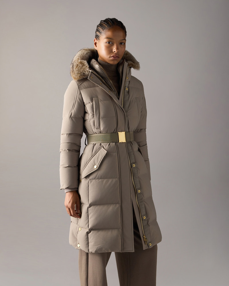 Moose Knuckles - M36LP207GS - Gilded Long Down Parka - WOMENS -  - Front Category