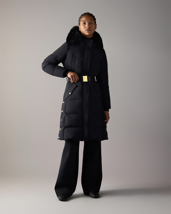 Moose Knuckles - M36LP207GS - Gilded Long Down Parka - WOMENS -  - Front Category