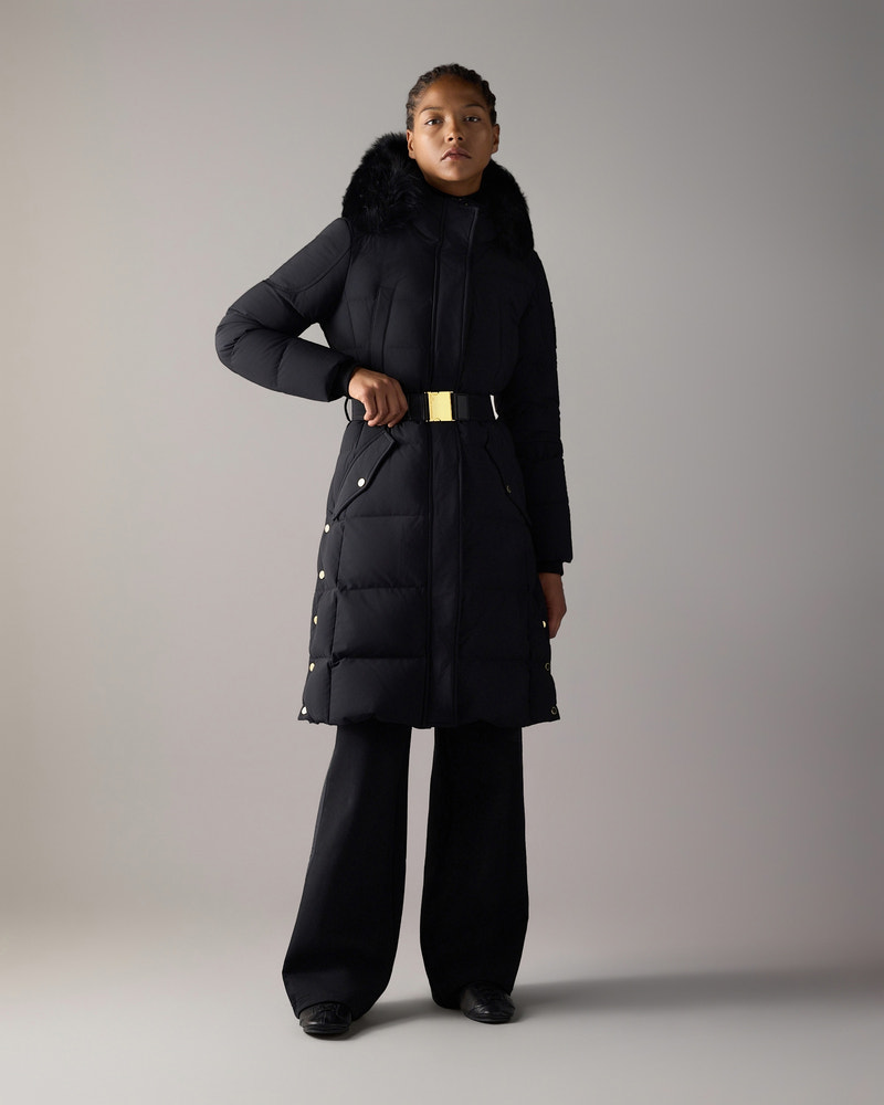 Moose Knuckles - M36LP207GS - Gilded Long Down Parka - WOMENS -  - Front Category