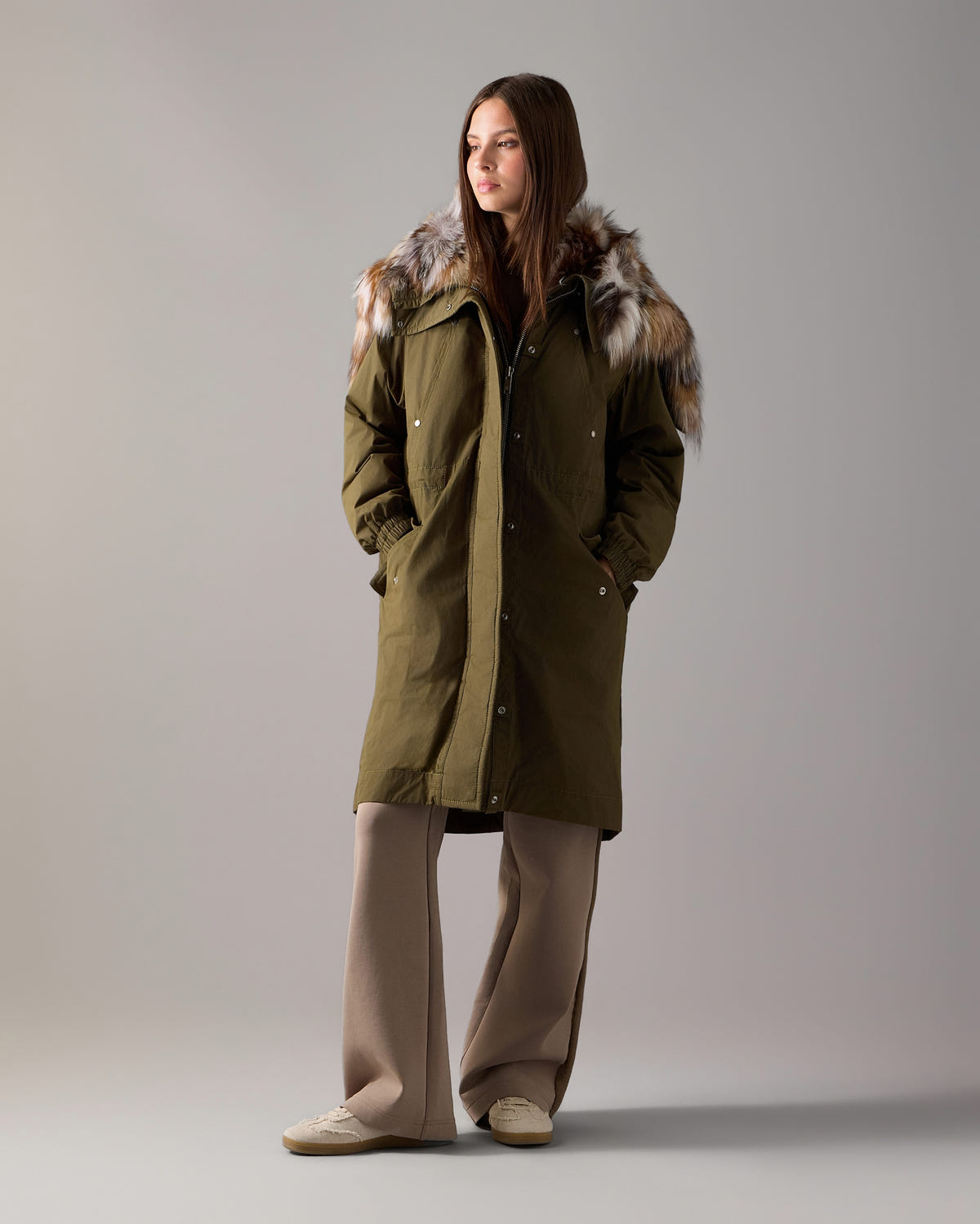 Moose Knuckles - M36LP256F - Pioneer Fur & Down Parka - WOMENS -  - Front
