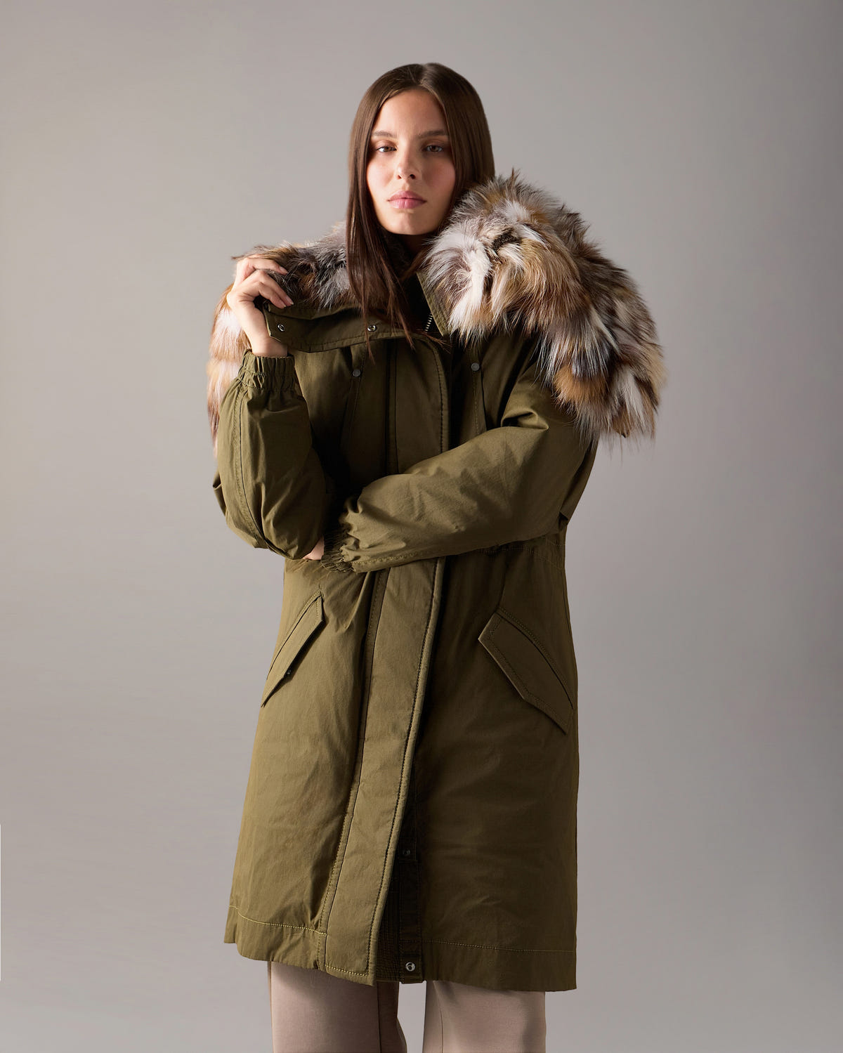 Moose Knuckles - M36LP256F - Pioneer Fur & Down Parka - WOMENS -  - Front Category