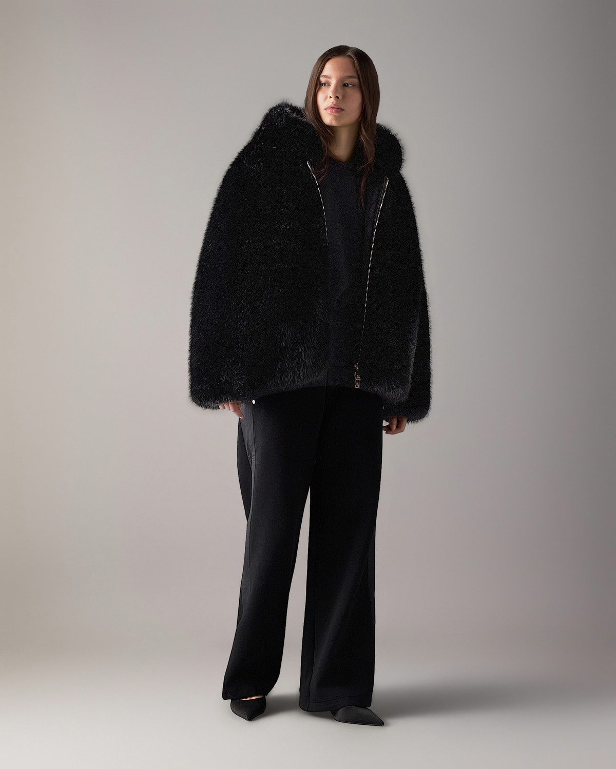 Moose Knuckles - M36LS605GW - Ember Faux Fur Jacket - WOMENS -  - Front