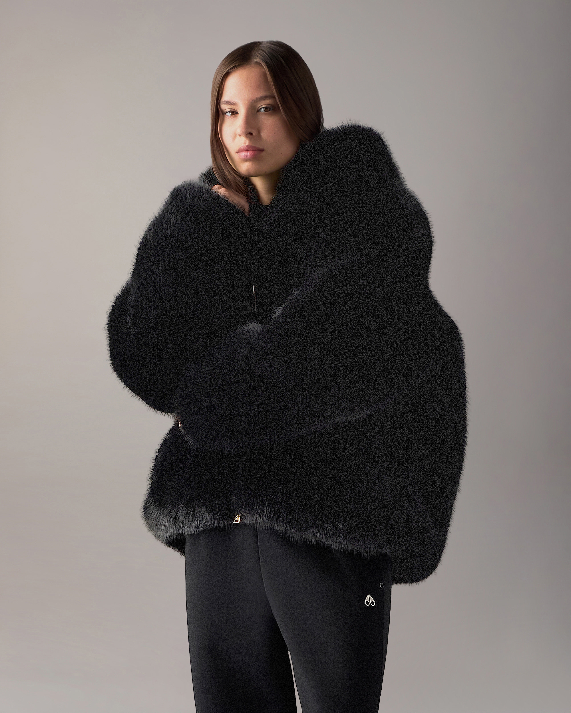 Moose Knuckles - M36LS605GW - Ember Faux Fur Jacket - WOMENS -  - Front Category