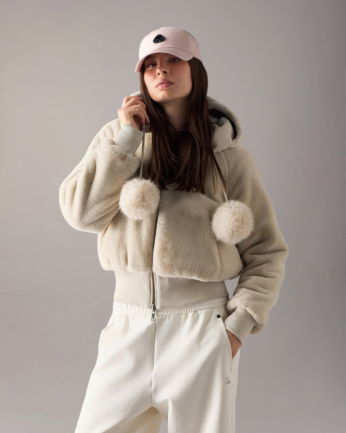 Moose Knuckles - M36LS611 - Gold Series Oro Bunny Reversible Hoodie - WOMENS -  - Detail6
