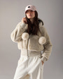 Moose Knuckles - M36LS611 - Gold Series Oro Bunny Reversible Hoodie - WOMENS -  - Detail6