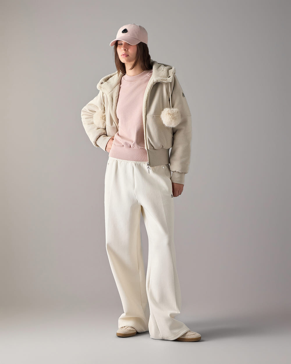 Moose Knuckles - M36LS611 - Oro Bunny Reversible Hoodie - WOMENS -  - Front