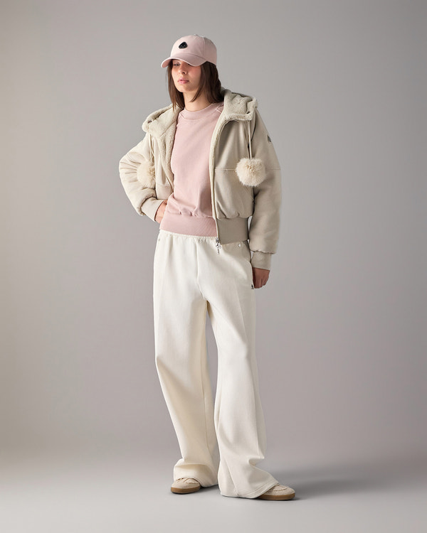 Moose Knuckles - M36LS611 - Gold Series Oro Bunny Reversible Hoodie - WOMENS -  - Front