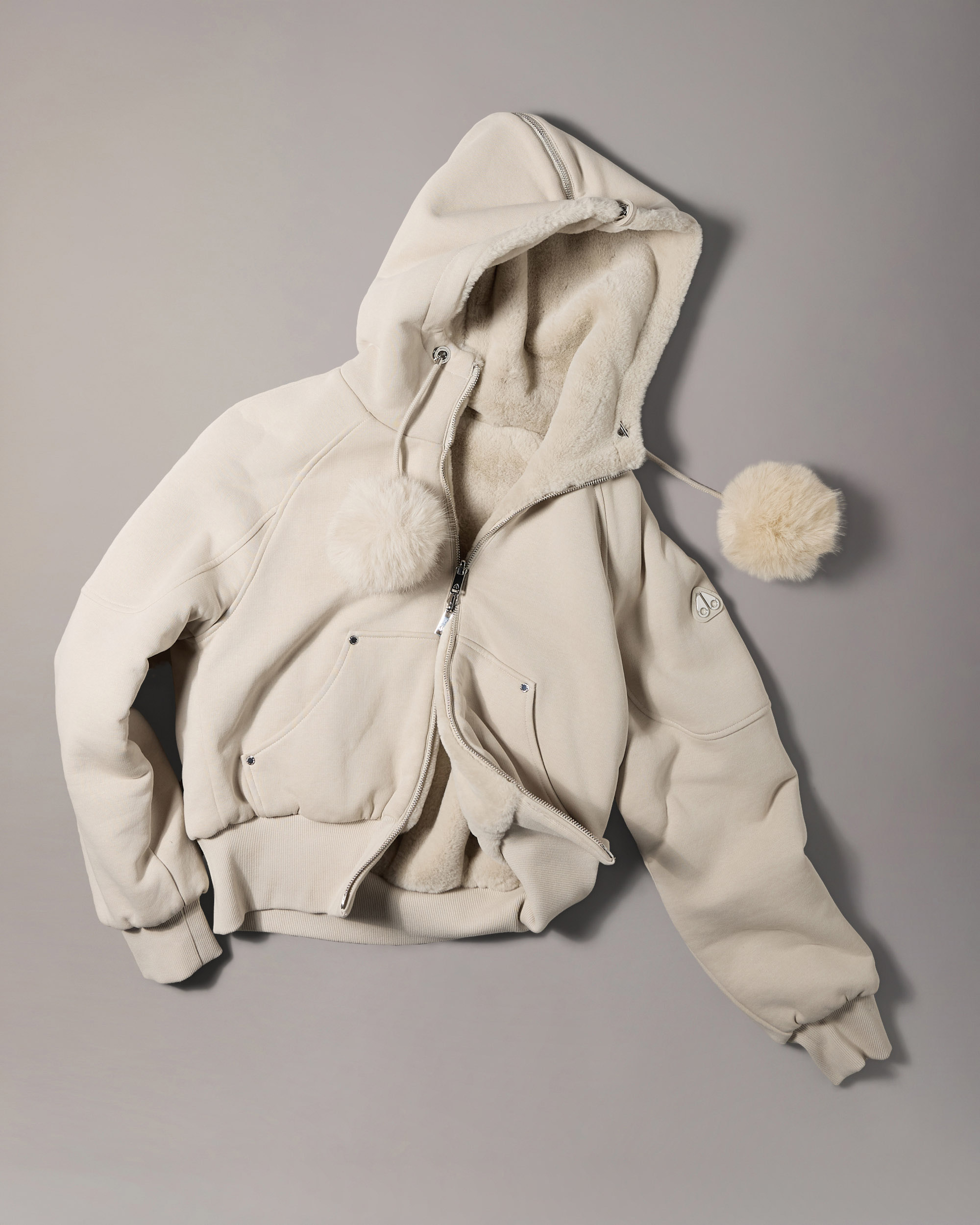 Moose Knuckles - M36LS611 - Gold Series Oro Bunny Reversible Hoodie - WOMENS -  - GM