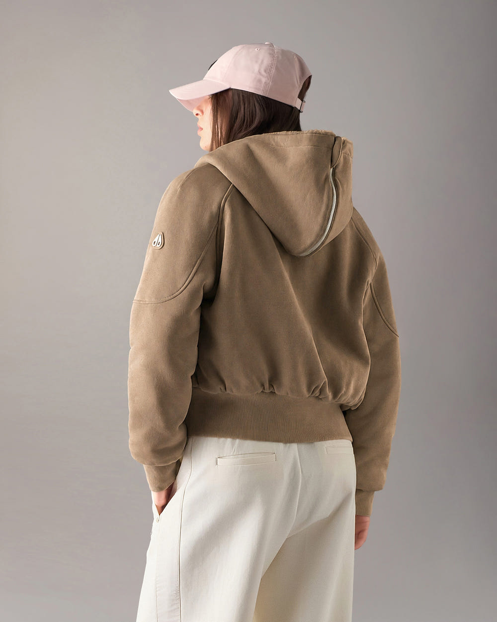 Moose Knuckles - M36LS611 - Oro Bunny Reversible Hoodie - WOMENS -  - Back