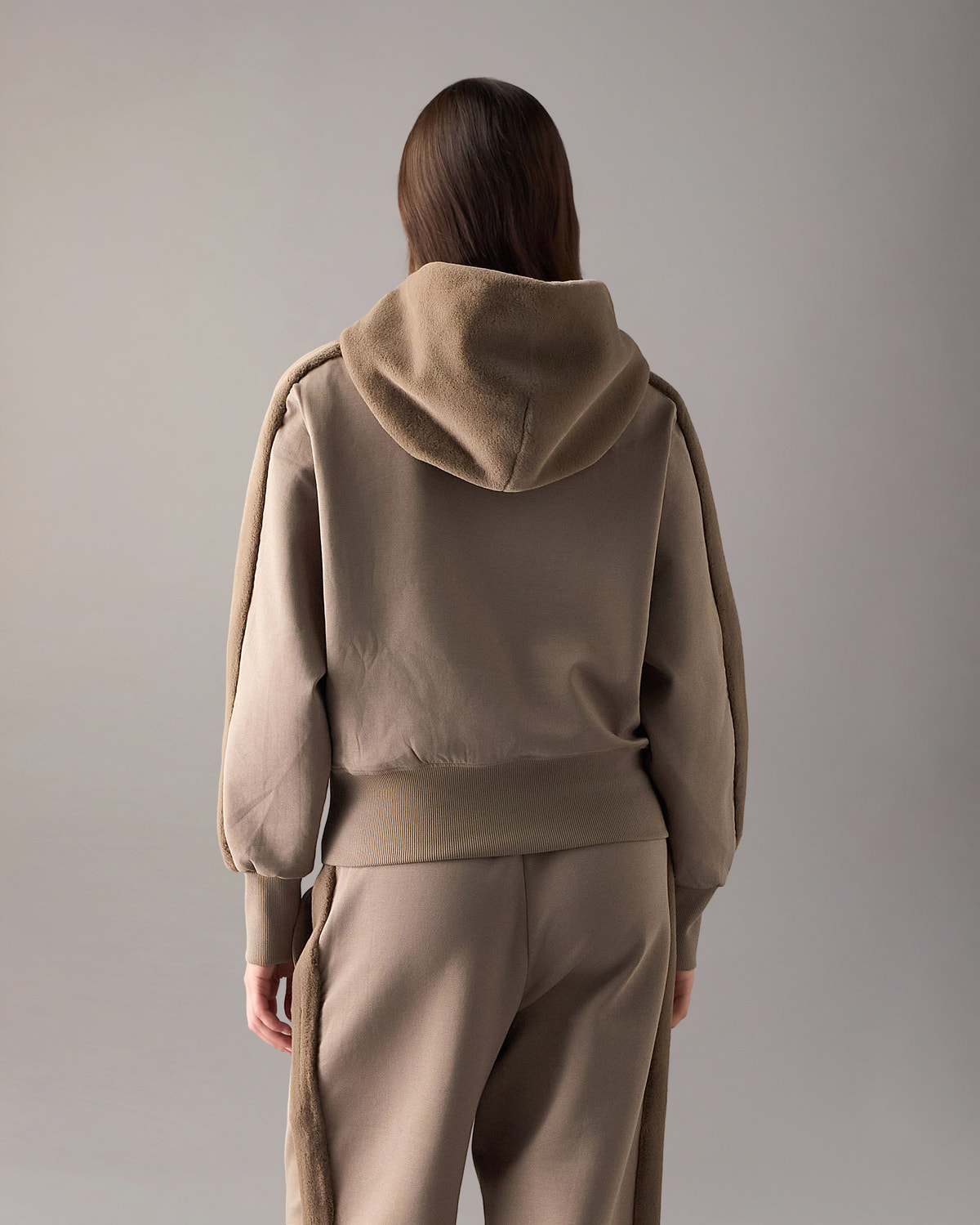 Moose Knuckles - M36LS611 - Gold Series Oro Bunny Reversible Hoodie - WOMENS -  - Back