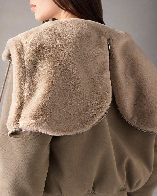 Moose Knuckles - M36LS611 - Oro Bunny Reversible Hoodie - WOMENS -  - Detail1