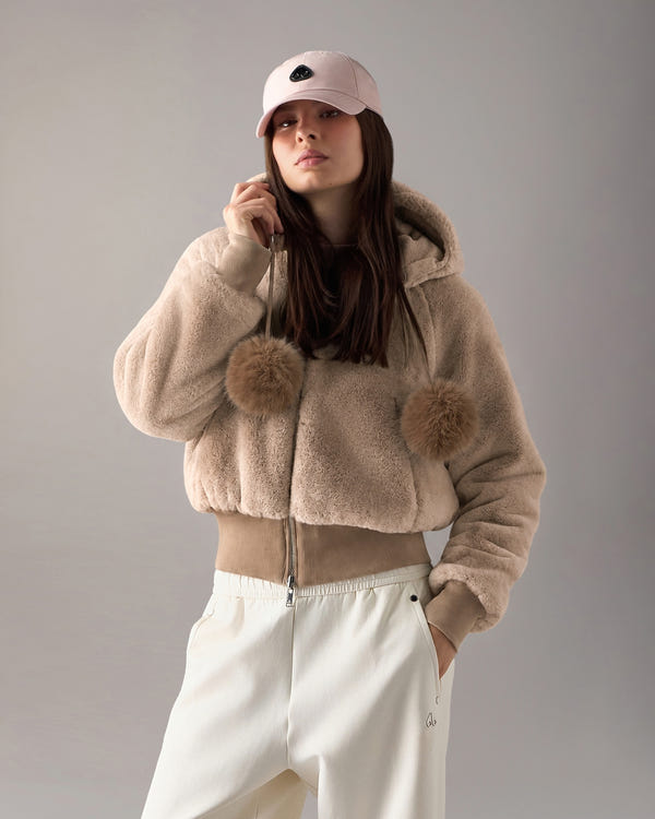 Moose Knuckles - M36LS611 - Oro Bunny Reversible Hoodie - WOMENS -  - Detail6