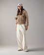 Moose Knuckles Womens Oro Bunny Reversible Hoodie  M36LS611 Detail7