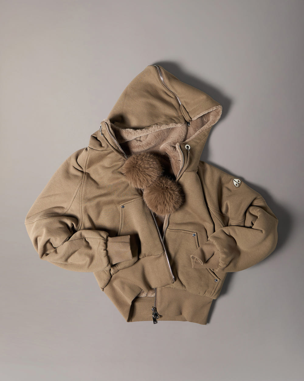 Moose Knuckles - M36LS611 - Oro Bunny Reversible Hoodie - WOMENS -  - GM